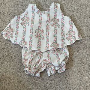 The Beaufort Bonnet Company Susanne Swing Top Set with Scalloped Shorts